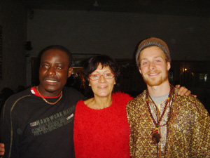 Musiciens : Martial, Mathieu, Benjamin et Directrice de l'école de danse Anne Coury