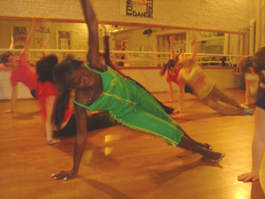 Cours de danse d'Asseta Zoungrana