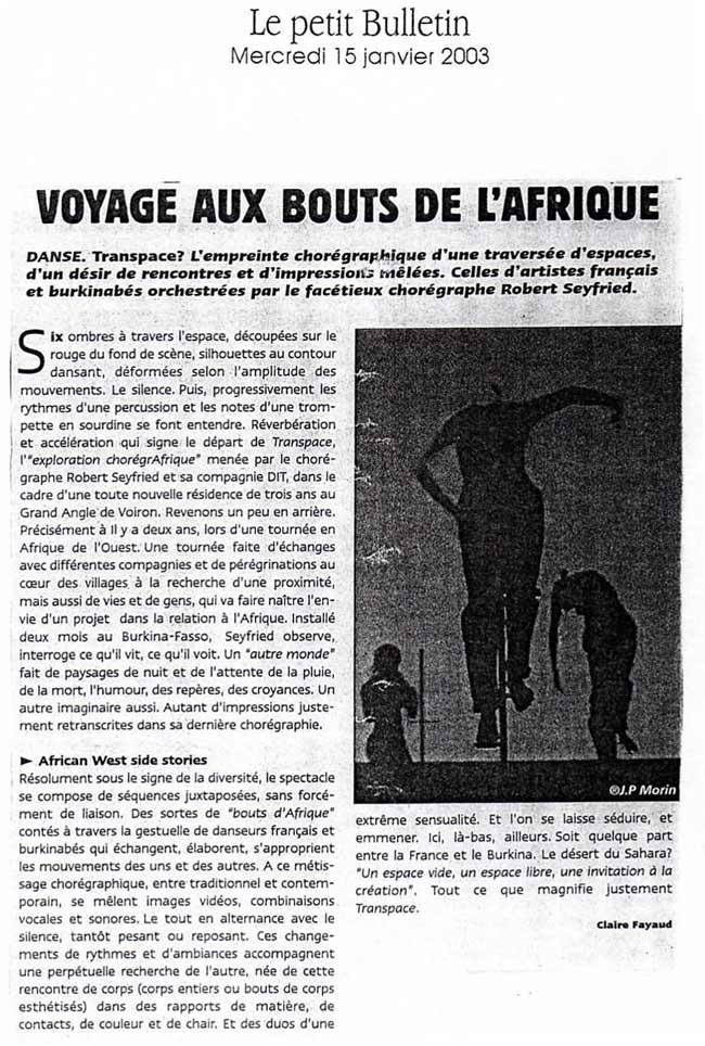 Le petit Bulletin: Spectacle Le petit Bulletin: Spectacle
