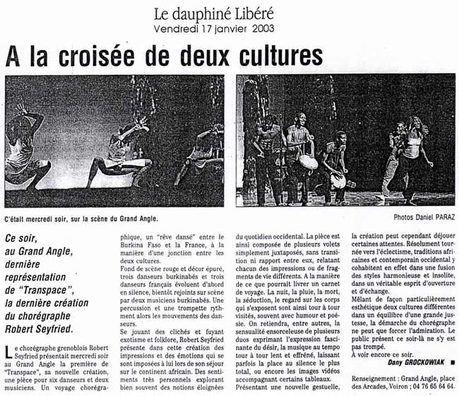 Le Dauphiné Libéré Le Dauphiné Libéré : spectacle